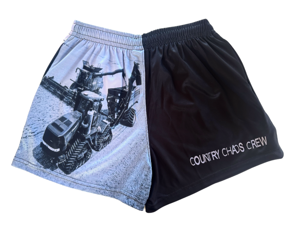 Harvest Time Adults Pocket Footy Shorts