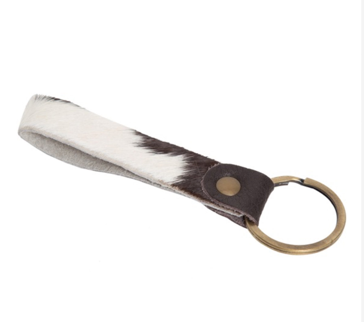 Cowhide Keyring