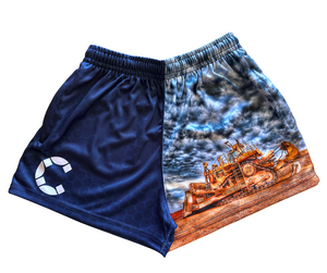 CATchin' Chaos Pocket Footy Shorts - Kids