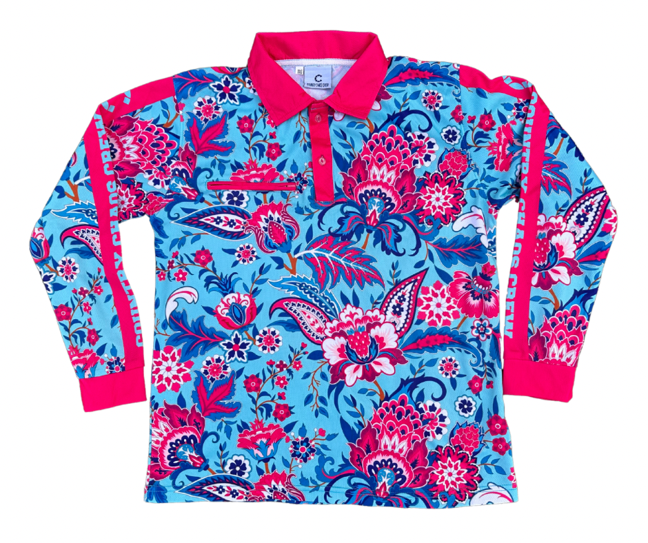 Floral Adventure / Fishing Shirt - Adults