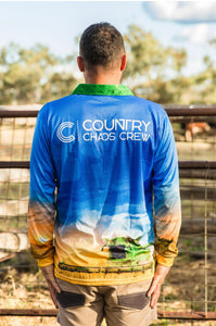 Team Green Adults Farm Fishing Shirt